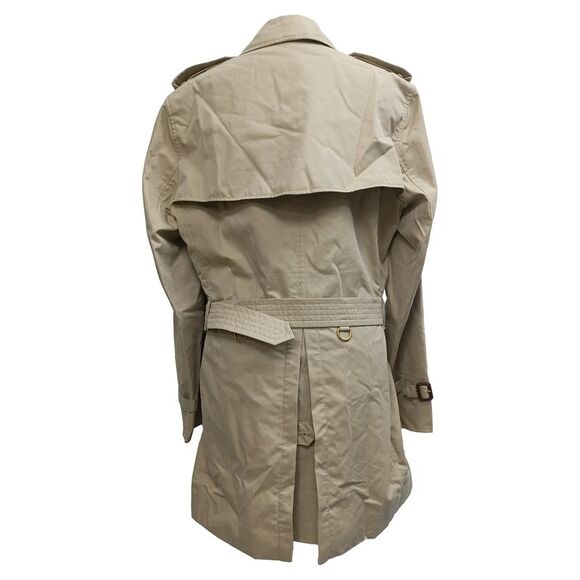 Burberry Mid-Length Kensington Heritage Trench Coat in Beige Cotton - Picture 3 of 6
